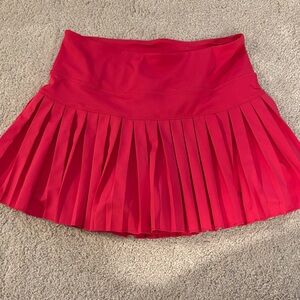 Hot Pink GoldHinge Mini Skirt With Built In Shorts